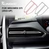 Real Soft Carbon Fiber Cover For Subaru WRX/ WRX STI 2022 2023 2024 Sticker Car Central Control Air Outlet Interior Accessories