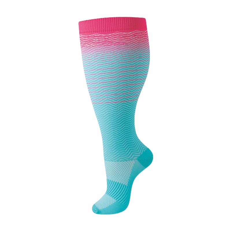 Компрессионные носки больших размеров с высокой эластичностью для фитнеса и ожирения