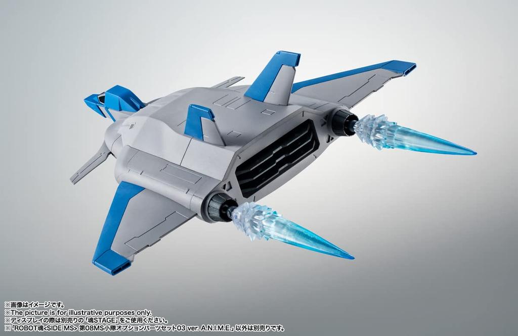 TAMASHII NATIONS ROBOT Spirits Mobile Suit Gundam 08th MS Platoon Option Parts Set 03 Ver. A.N.I.M.E. ABS&PVC Painted Movable Figure BAS63997