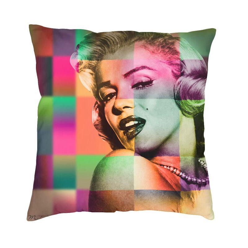 Поп-арт Золотой Уорхол Монро Мэрилин Пледы Наволочки Украшение 3D Печатный Чехол на подушку для стула Постельное белье Офисная наволочка