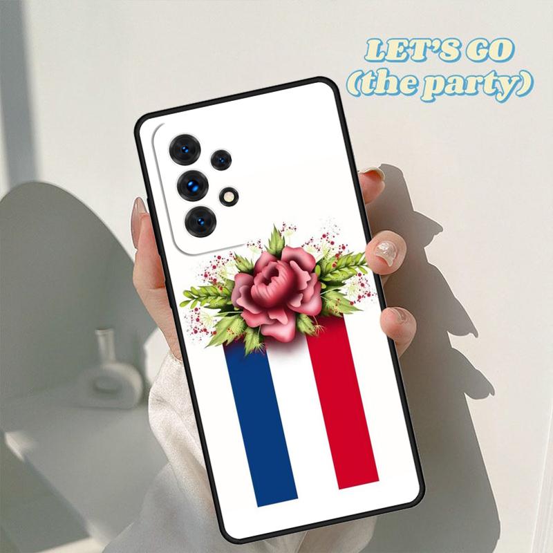 Чехол для телефона с флагом Франции Для Samsung Galaxy A42 A31 A40 A51 A71 A32 A80 A91 A52 A72 A73 A20e A21S A50 A70 A11 A12 Чехол