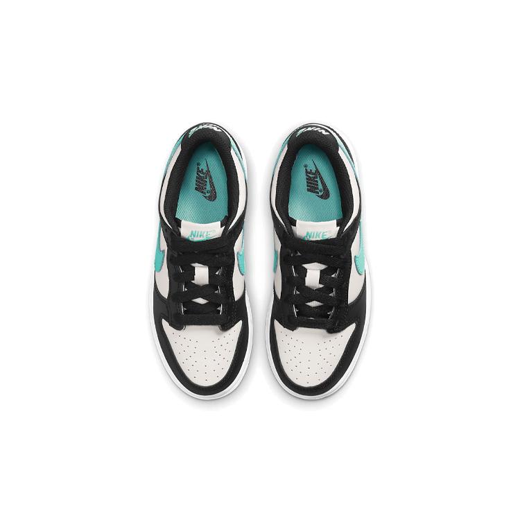 Nike Dunk Low PreSchool 'Tiffany' (Unisex) Light Bone / Black / White / Tropical Twist Kids' Skateboarding Shoes CW1588 003