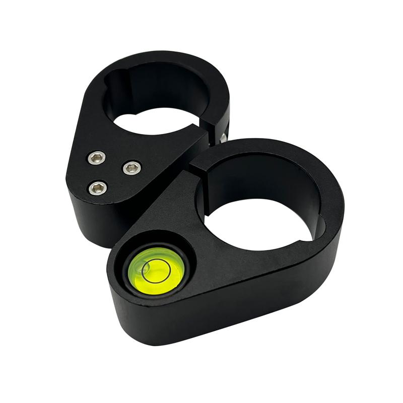 2 шт. Зеленый пузырьковый уровень для углеродного волокна, центральный полюс, блистеры, измерительный стержень, картографические аксессуары, диаметр отверстия 32 мм, металл