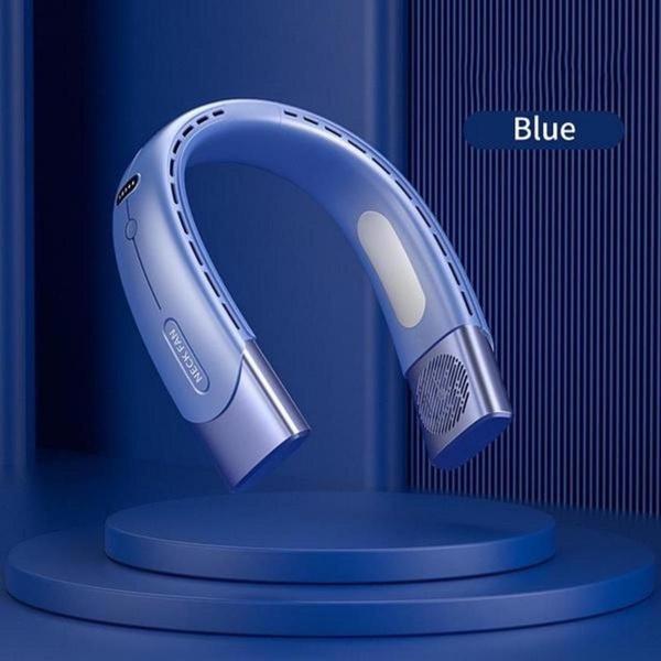 Новый подвесной вентилятор на шею, портативный кондиционер, USB 4000 мАч, перезаряжаемый воздушный охладитель, 5-скоростной электрический вентилятор для улицы