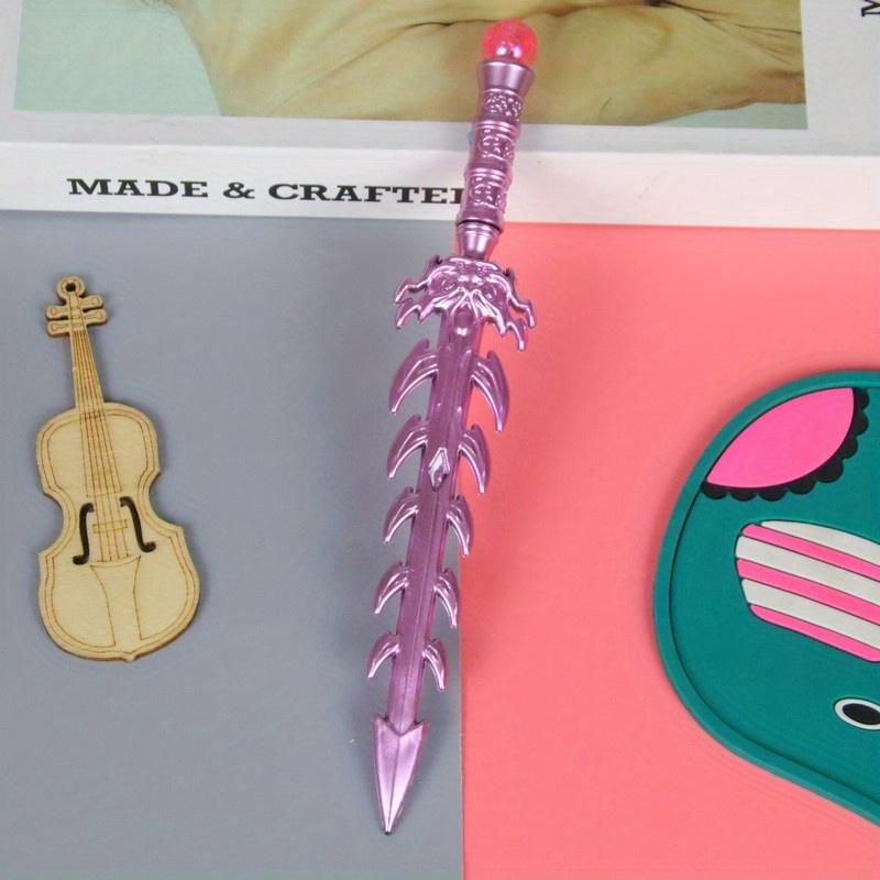 Школьный сезон 10 шт. 0,5 мм креативная гелевая ручка в стиле драконьего меча, ручка в виде аниме-оружия, приз, подарок, пишущий инструмент, ручка на водной основе