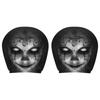 2Pcs Scary Face Printing Car Headrest Cover Car Headrest Protector  Auto Interior Accessories