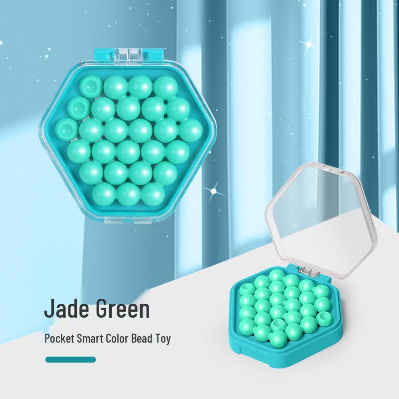 Pocket Wisdom: Color Beads Puzzle - Children's Logic & Spatial Thinking Educational Toy