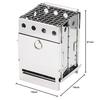 BUNDOK Box Stove BD-470, Fire Pit, Camping/Touring, Silver