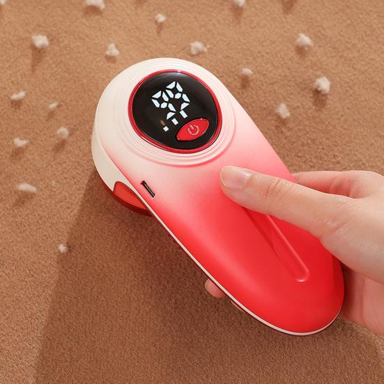 Машинка для удаления катышков, перезаряжаемая, 6 лезвий, LED-дисплей