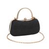Fashion Chain Handbag, Banquet Bag, Shoulder Crossbody Small Square Bag, Unique Hand Carry Gold Bag