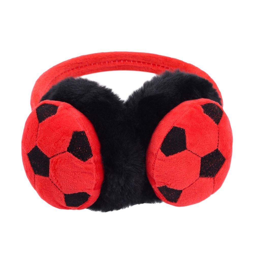 Мальчики И Девочки Футбол Вышитые Детские Наушники Чехол На Уши Повязка На Голову Плюшевые