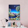5D DIY Diamond Painting Moon Night Full Round Scenic Diamond Embroidery Cross Stitch