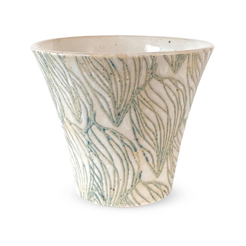 Hasami Ware Made In Bud Light Blue J-Kitchens Teacup, Japan, 140cc, Design, Small,