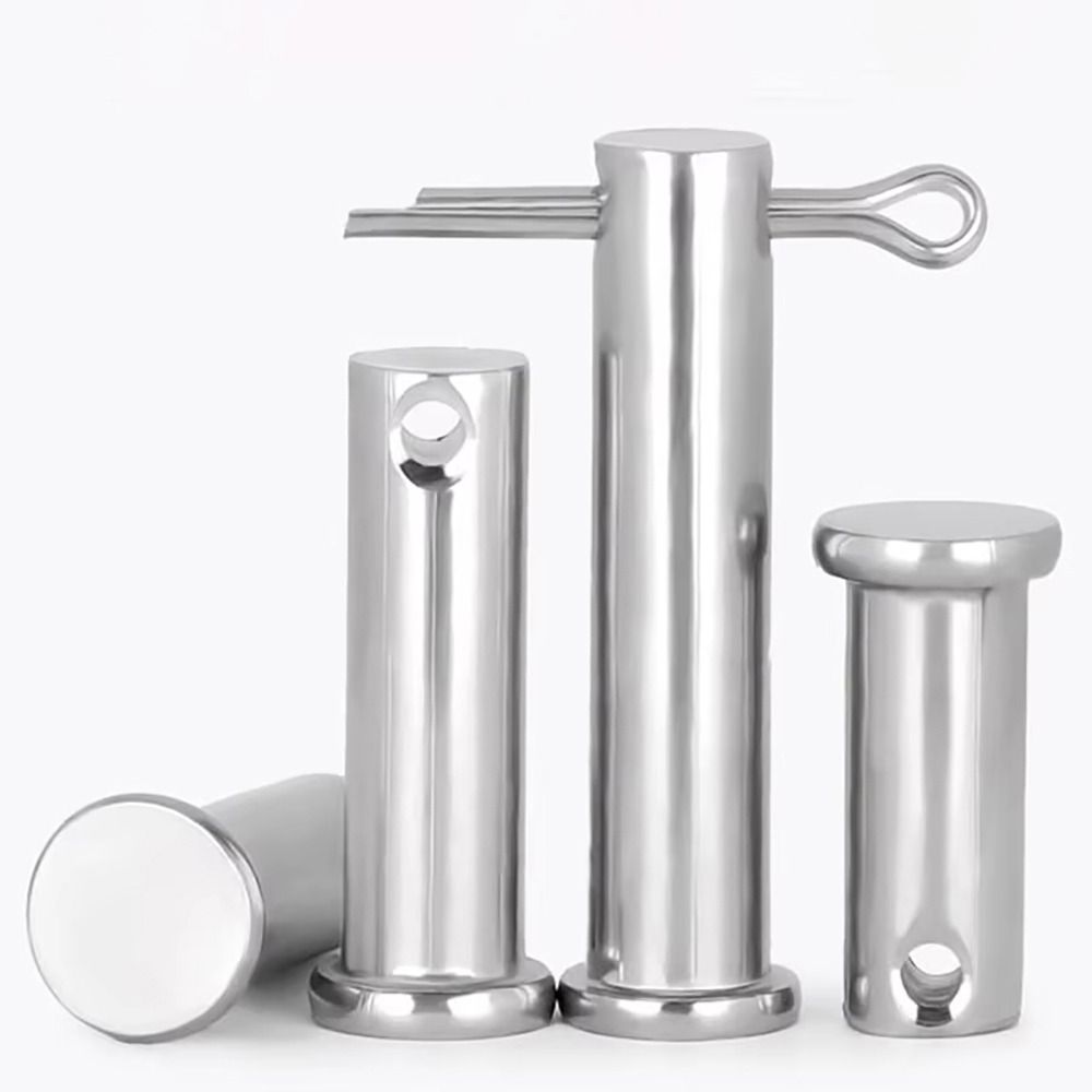 1 комплект Цилиндрический установочный штифт Плоскоголовый штифт-заглушка Комплект Прочный штифт Ось штифта Шплинт