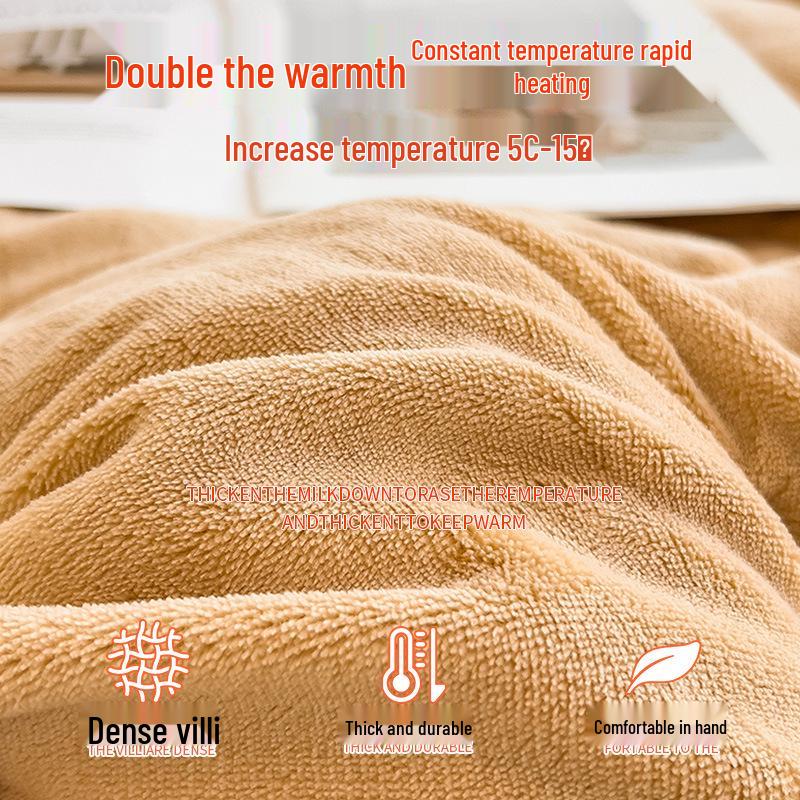 Уютное осенне-зимнее двойное лоскутное одеяло: Плюшевое бархатное теплое постельное белье для общежитий и домов