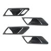 ABS Carbon Fiber Texture Car Styling Interior Door Handle Pull Bowl Frame Cover Trim For VW Golf 6 MK6 2008-2013