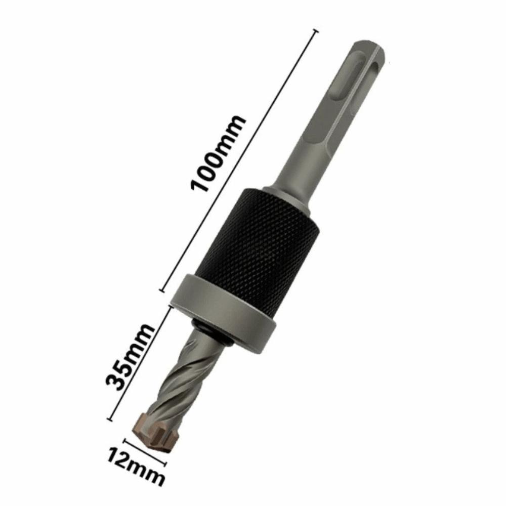 Fast Detachable Depth Stop Sharp Masonry Drill Bit Split-Design Drill Bit Concrete Drilling