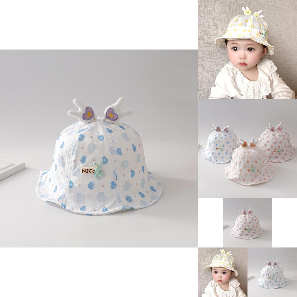 Baby Sun Hat Spring Summer Thin Cute Lovely Fisherman Hat For Boys Girls Infants Toddlers