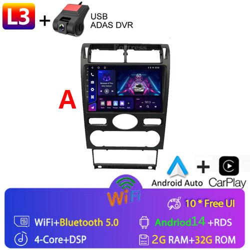 2din Android14 автомобильное радио мультимедиа Carplay авто GPS навигация для Ford Mondeo Mondeo 3 2000 2001 2002 2003 2004 2005 2006-2007