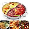 28CM Thicken Stainless Steel Hot Pot for Home Resturant Supplies