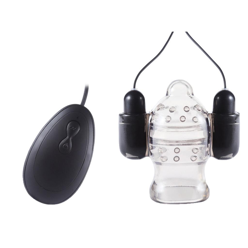 Мужской носимый кольцевой вибратор Clitoris и 20 Vibration Double