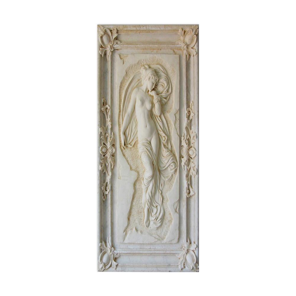 3D Статуя Искусство Виниловая Наклейка На Дверь Для Творческого Домашнего Декора