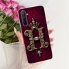 For Realme XT X2 X2Pro Royal Crown Initial Letter Couple Phone Case For RealmeX2 Pro X 2 XT Soft Silicone TPU Covers Bumpers