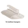 Multi-Functional Retractable Children's Clothes Hanger Baby Drying Rack With Pants Clip Infant Clothes Drying Hanger