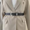 Minimalist Womens Style Waist Belt Metal Pin Buckle Dress Suit Belt Shapewear