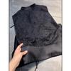 Black Vest Women's High-end Design Sense Niche Fashion Sleeveless Top