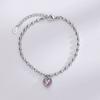 925 Sterling Silver Double Love Heart Hollow Round Beads Bracelet Female Fashion Romantic Jewelry Classic