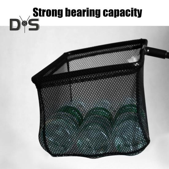 Подсачек рыболовный с телескопической рукояткой, длинной ручкой, многоцелевой, сетка для сбора листьев в бассейне, сетчатый мешок с ультрамелкой ячейкой