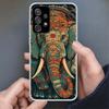 Слон Мандала Ацтекский Чехол для Телефона Для Samsung Galaxy A17 A16 A56 A15 A55 A14 A54 A13 A53 A36 A35 A34 A33 A26 A25 A24 A23 A05S A0
