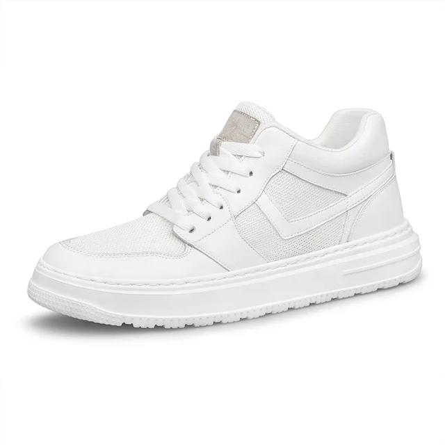 Кроссовки мужские, увеличивающие рост, стелька 6 см, белые, черные, более высокие, для мужчин, для отдыха, мода, большие размеры 36-44Lift