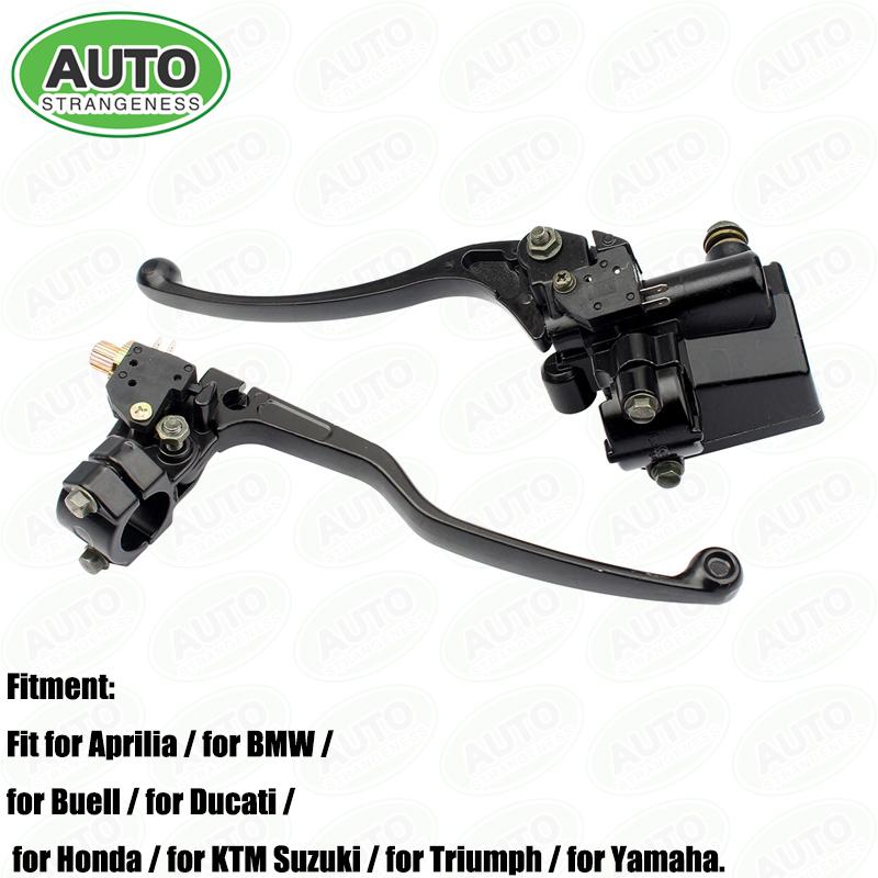 ДЛЯ CBT HONDA TRX 200/2 50/300/400/450/700 Передний тормозной суппорт Левый рычаг сцепления Пара 7/8" Руль Главный тормозной цилиндр Гидравлический