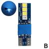 1 шт. W5W T10 8smd 2835 Автоматическая клиновидная лампа для чтения номерного знака в салоне автомобиля Лампочка для парковки с синим светом N C0Q5