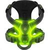 LED Glowing Luminous Dog Harnesses Essential for Dog Walking Safety At Night Dog Vest with Three LED Light Modes Rechargeable