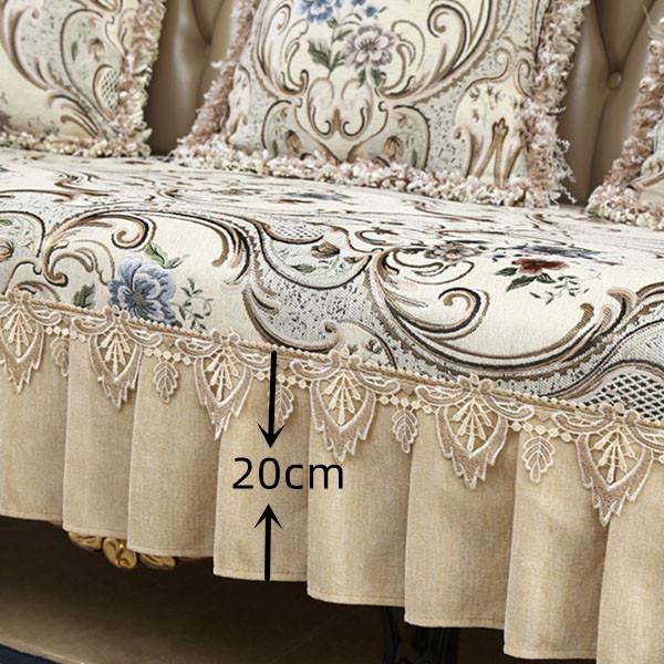 Винтажный чехол для дивана из синели, 1, 2, 3-местный жаккардовый чехол для дивана, европейские кружевные кожаные чехлы для кресел, защита для мебели, 4 сиденья