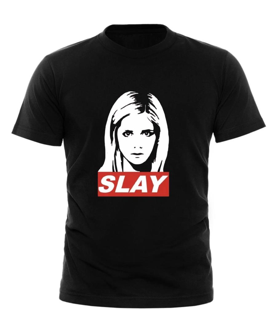 Buffy the Vampire Slayer SLAY T-Shirt | Retro | 90s | Geek | Nerd |unisex Tshirt