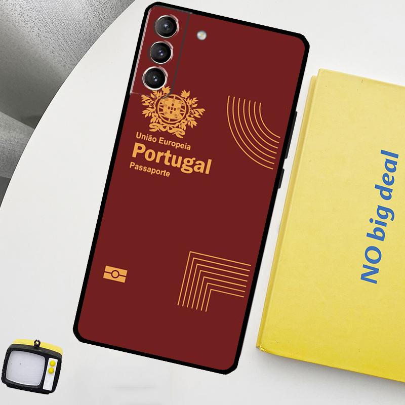 Чехол для телефона с флагом Португалии для Samsung Galaxy S26 S24 Ultra S20 S21 S22 S23 Plus S10 S24 FE S25 Ultra