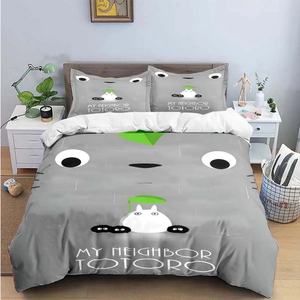 Chinese Chinchillas Cat Fashion Anime 3D Print 3pcs Bedding Set Duvet Cover Comforter Bed Youth Kids Girl Boys Gift Home Textile