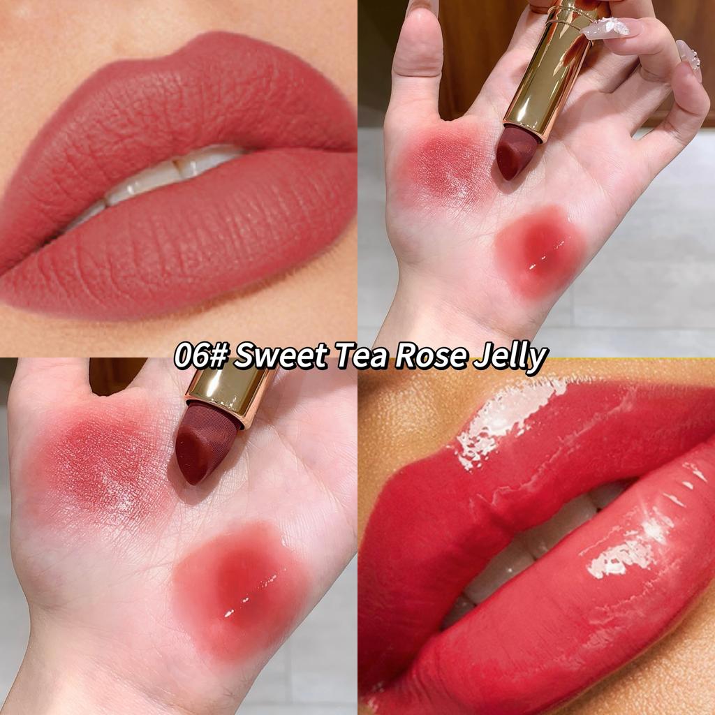 SHAQINUO Двусторонняя помада-дождевик с фиксированным цветом