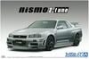 Aoshima Bunka Kyozaisha The Model Car Series Nismo BNR34 Skyline 2004 Пластиковая модель 1/24 No.34 GT-R Z-tune