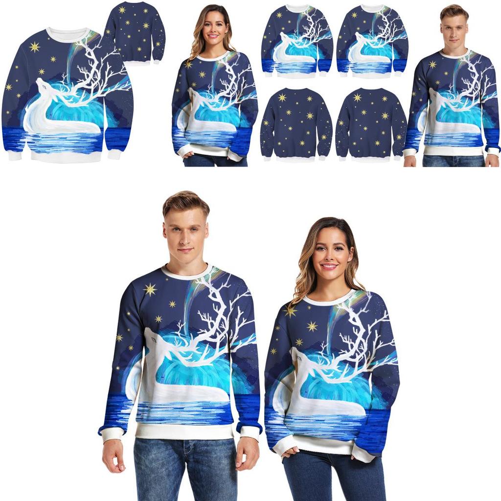 Рождественский уродливый свитер, смешной пуловер с круглым вырезом, толстовка, унисекс, рождественский подарок