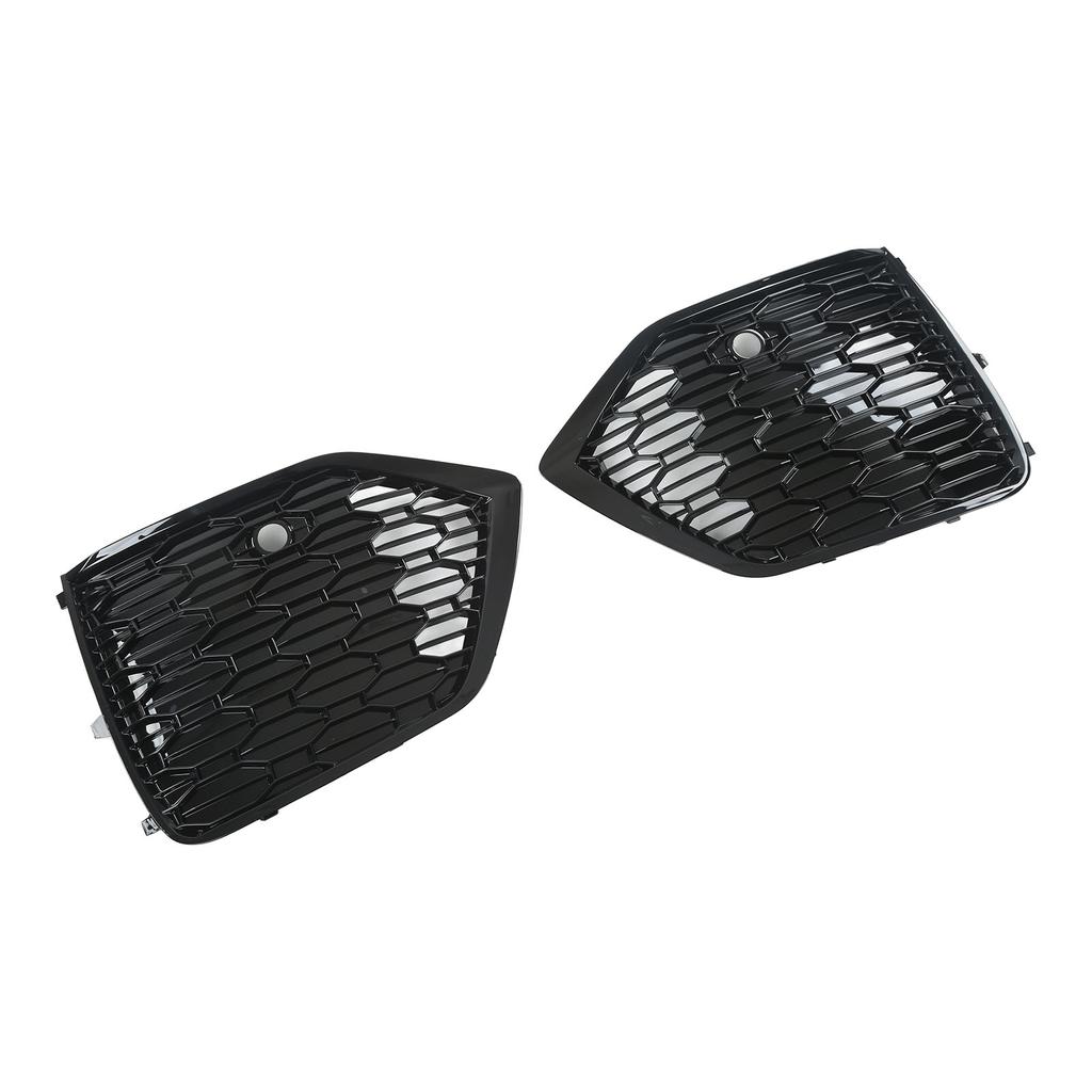 2 шт. Крышка решетки противотуманной фары для стиля RSQ8 Глянцевый черный для Q5 80A Рестайлинг 2021 и