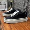 2026 New Summer Men Casual Sports Shoes, Breathable Thick Sole Canvas Shoes, Anti-Slip Wear Resistant Outdoor Skate Shoes