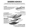 Adidas Adizero Adios 8 беговые кроссовки