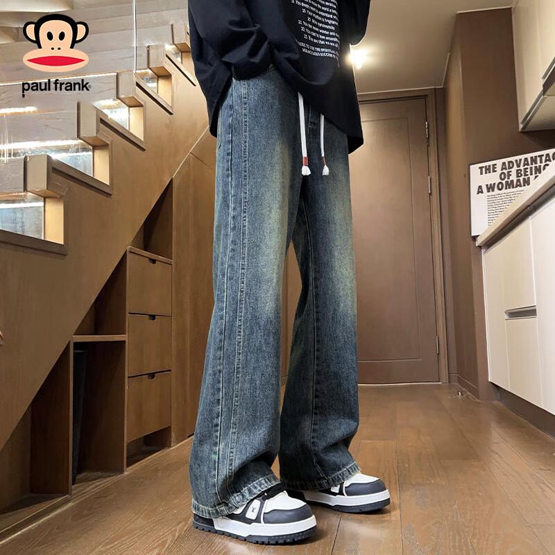 paul frank Мужские расклешенные джинсы свободного кроя
