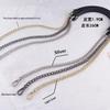 120cm Metal PU Strap for Handbags Modern Crossbody Bag Replacement for Daily Use