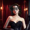 Party Mask Lace Eye Mask Mardi Gras Mask Rhinestones Masquerade Mask,Venetians Mask Halloween Carnival Party Supplies
